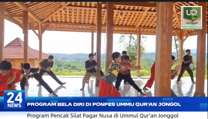 Kegiatan Pencak Silat Pagar Nusa di Ponpes Ummu Qur'an Jonggol Berjalan Rutin Setiap Pekan